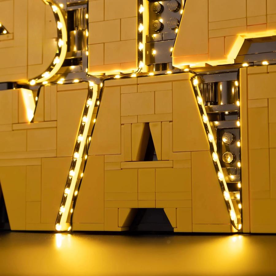 MOC LEGO レゴ 75407 互換  スター・ウォーズ スター・ウォーズ ロゴ LED ライト 電飾 キット ※本体は含みませんの画像