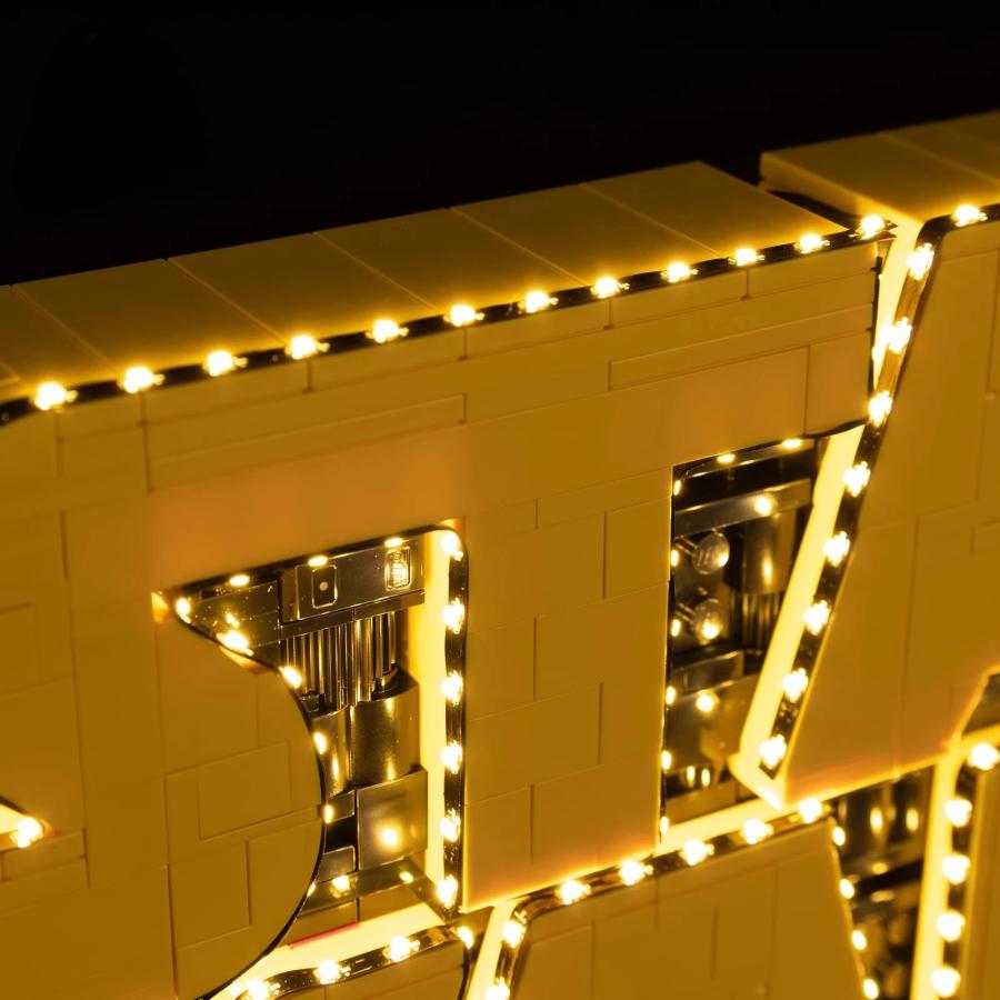 MOC LEGO レゴ 75407 互換  スター・ウォーズ スター・ウォーズ ロゴ LED ライト 電飾 キット ※本体は含みませんの画像