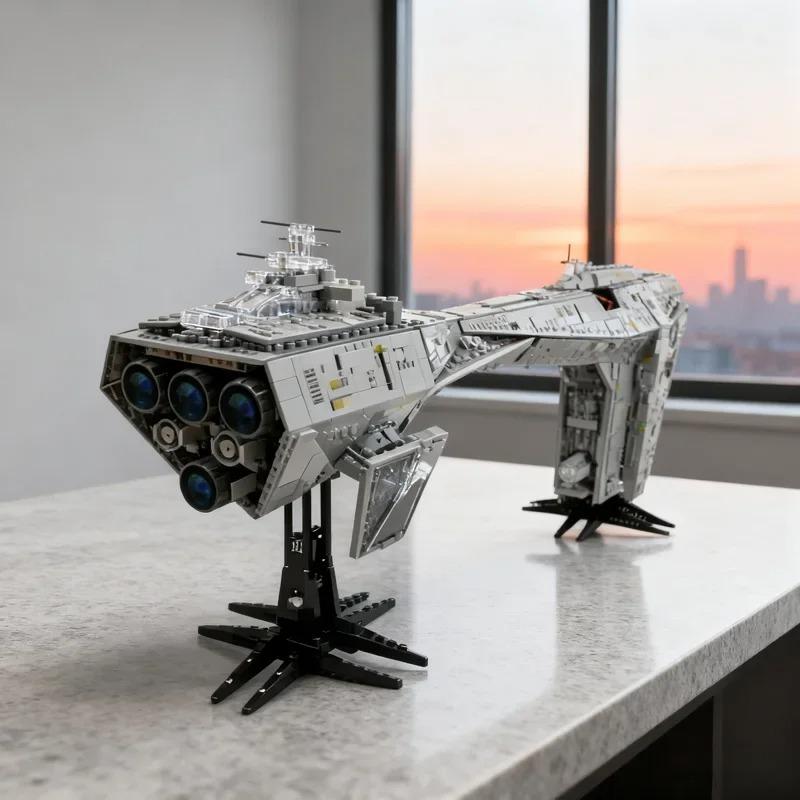 MOC LEGO レゴ ブロック 互換 9072個  スター・ウォーズ EF76 帝国ネビュロン メイン・メディカル・ベイ 病院船 |  | 03