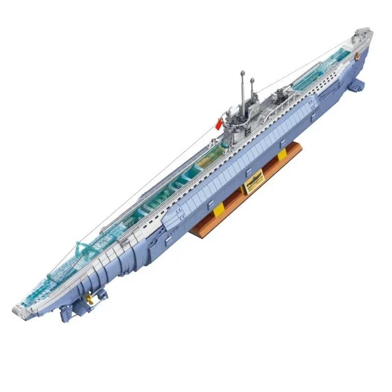 MOC LEGO レゴ ブロック 互換 6172個 ナチス ドイツ海軍 VIIC型 U