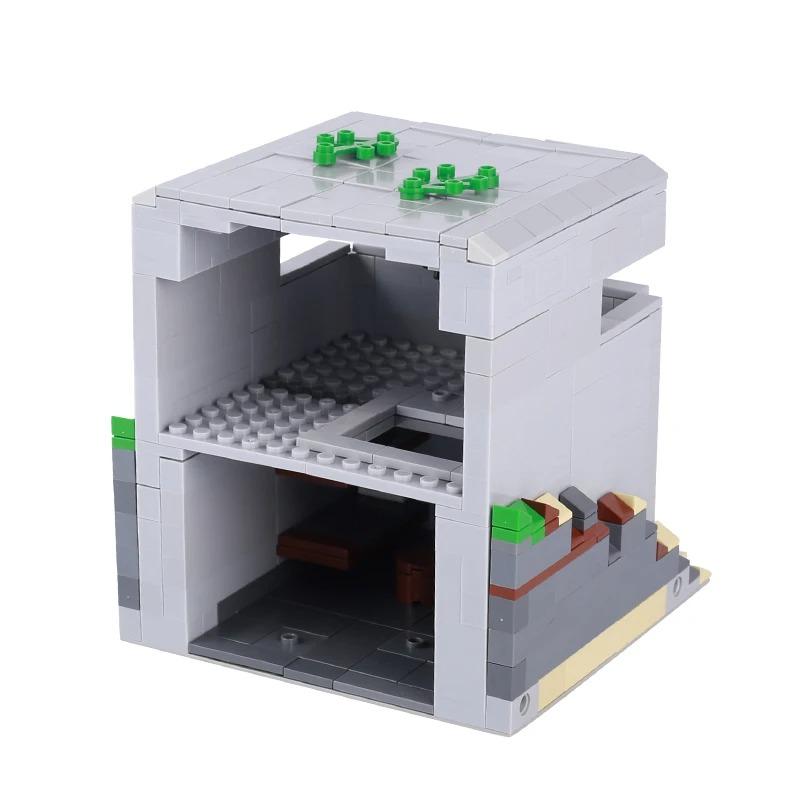 MOC LEGO レゴ ブロック 互換 WW2 第二次世界大戦 バンカー 掩体壕 防御陣地の画像
