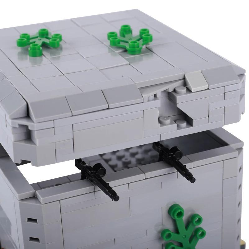 MOC LEGO レゴ ブロック 互換 WW2 第二次世界大戦 バンカー 掩体壕 防御陣地の画像