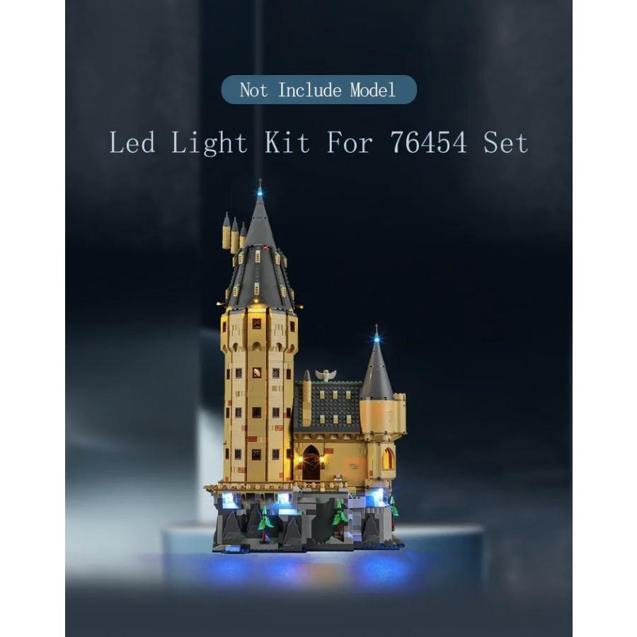 MOC LEGO レゴ ブロック 76435 互換 ハリー・ポッター ホグワーツ城 大広間 電飾 キット ※LEGO本体は含みませんの画像