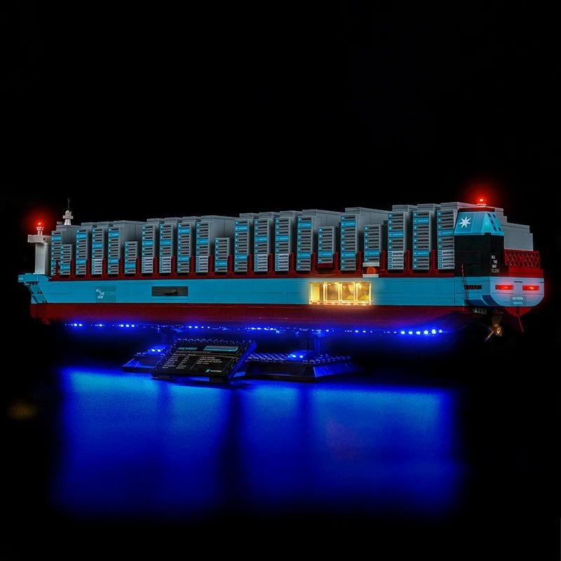 MOC LEGO レゴ ブロック 40955 互換 Maersk 2元燃料コンテナ船 電飾 キット ※LEGO本体は含みませんの画像