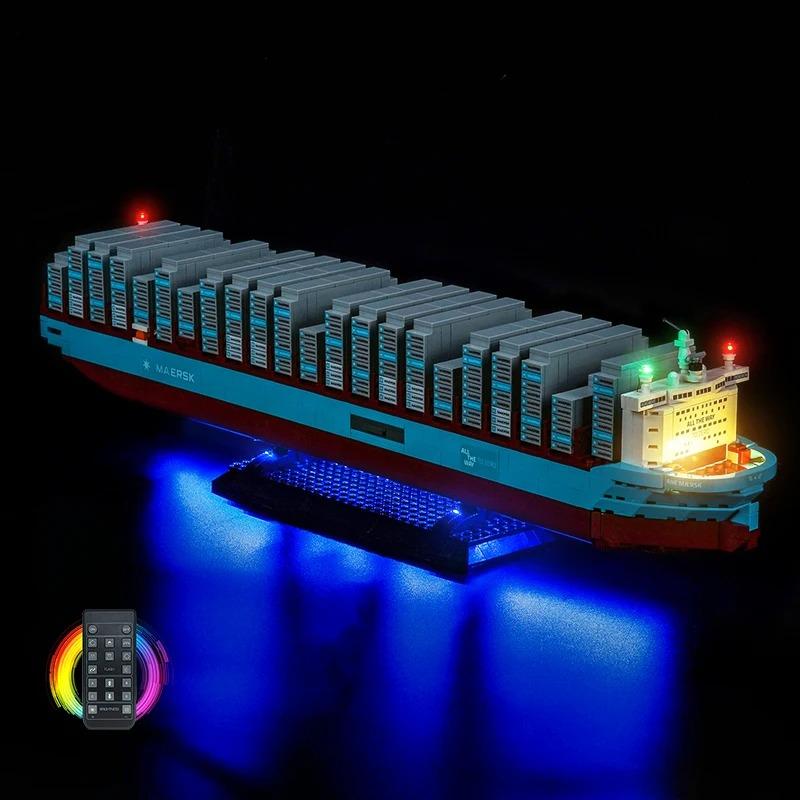 MOC LEGO レゴ ブロック 40955 互換 Maersk 2元燃料コンテナ船 電飾 キット ※LEGO本体は含みませんの画像