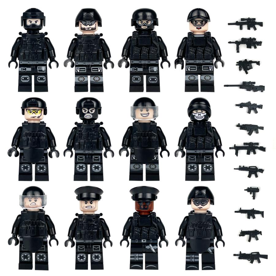 レゴ互換　特殊部隊12種　重装備　ミニフィグ　12体セット　武器付き　新品未開封 レゴ互換 特殊部隊12種 重装備 ミニフィグ 12体セット 武器付き