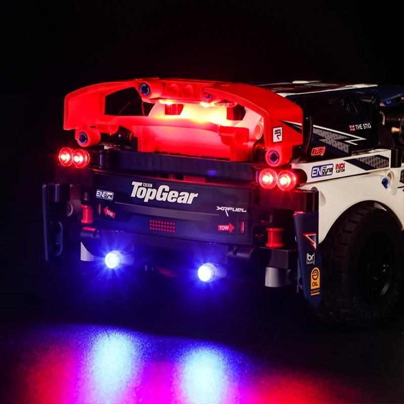 MOC LEGO レゴ 42109 互換 テクニック トップギア・ラリーカー LED ライト 電飾 キット ※本体は含みませんの画像