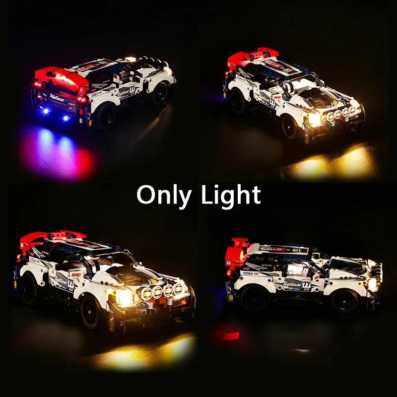 MOC LEGO レゴ 42109 互換 テクニック トップギア・ラリーカー LED ライト 電飾 キット ※本体は含みませんの画像