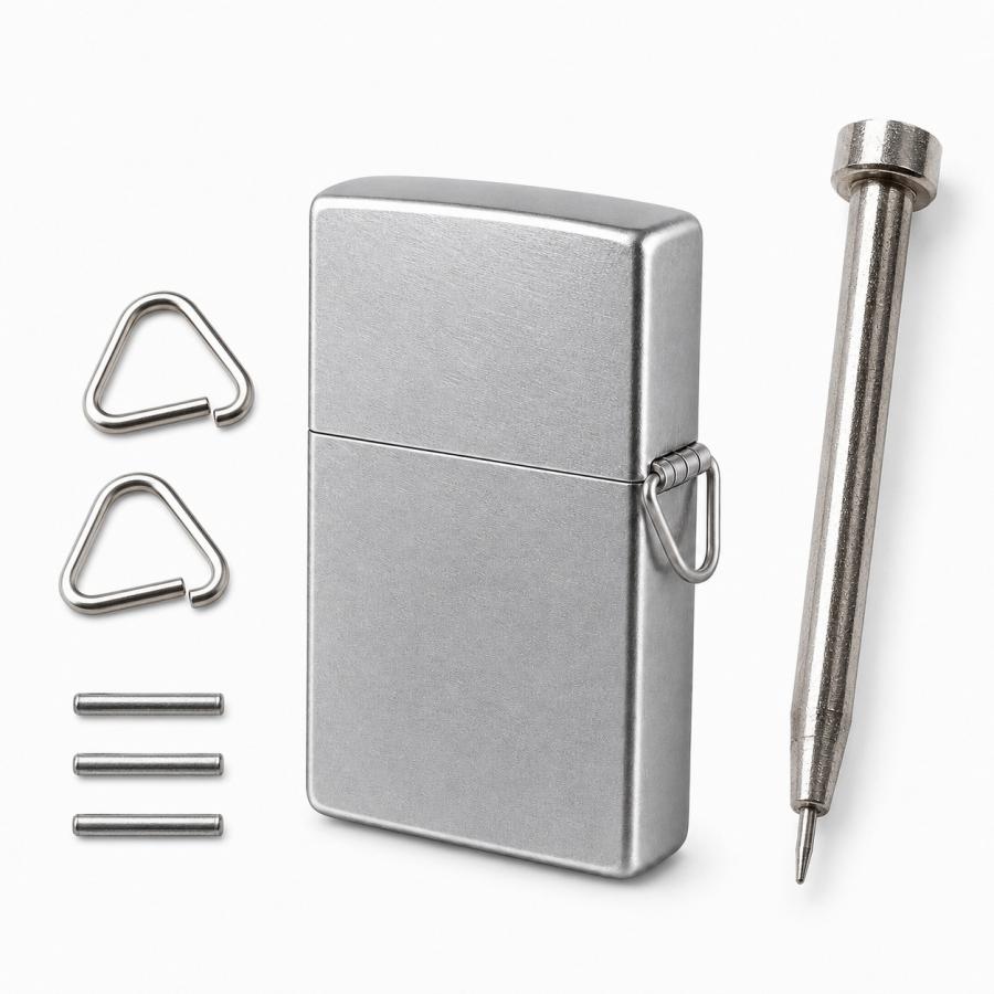 ZIPPO ジッポー 用 脱落防止 ストラップ セット 紛失防止 落下防止 D