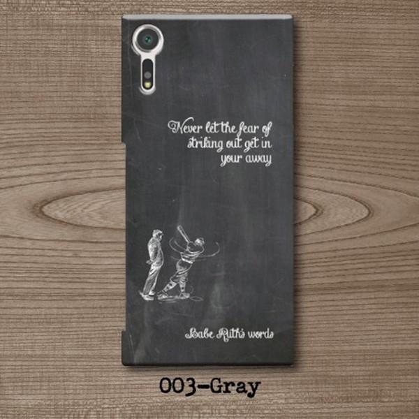 スマホケース ハードケース Android アンドロイド 名言 格言 チョーク文字 タイプ文字 ベーブルース ベースボール 野球 黒板調 古い手紙調 Ah Monobase 通販 Yahoo ショッピング