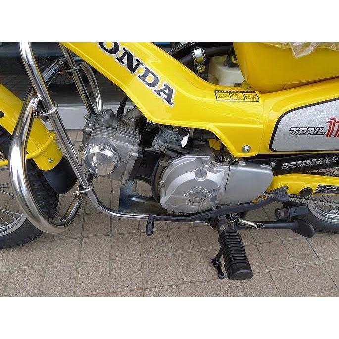 CT110用ブッシュバー、ステンレスポリッシュ済み、軽量で、邪魔にならない大きさです。入荷済み。_3