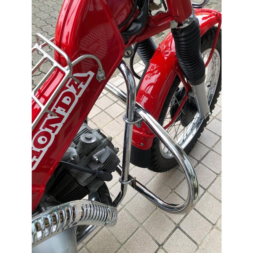 CT110用ブッシュバー、ステンレスポリッシュ済み、軽量で、邪魔にならない大きさです。入荷済み。_6