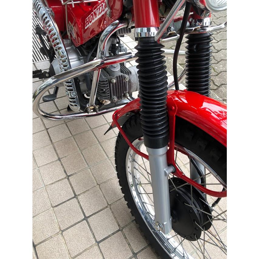 CT110用ブッシュバー、ステンレスポリッシュ済み、軽量で、邪魔にならない大きさです。入荷済み。_8