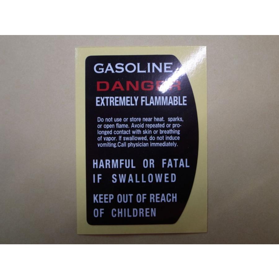 再販CT110サブタンク用コーションマーク、リプロダクション品