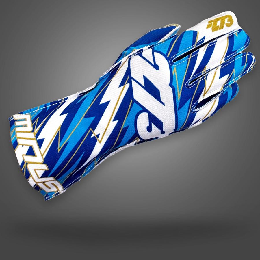 273 BLITZ V3 レーシンググローブ Blue White Gold (ブルー 273 BLITZ V3 レーシンググローブ Blue White Gold (ブルー