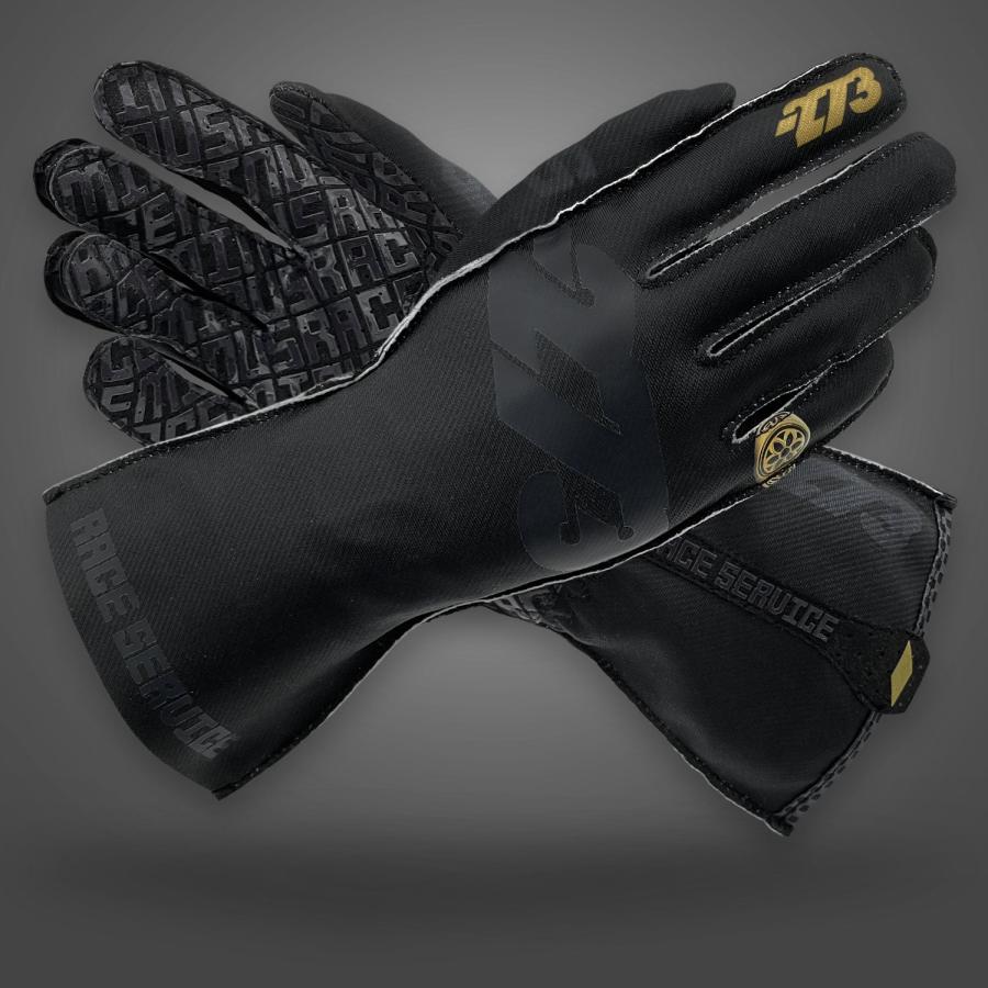 273 RACE SERVICE レーシンググローブ レースサービス ブラック