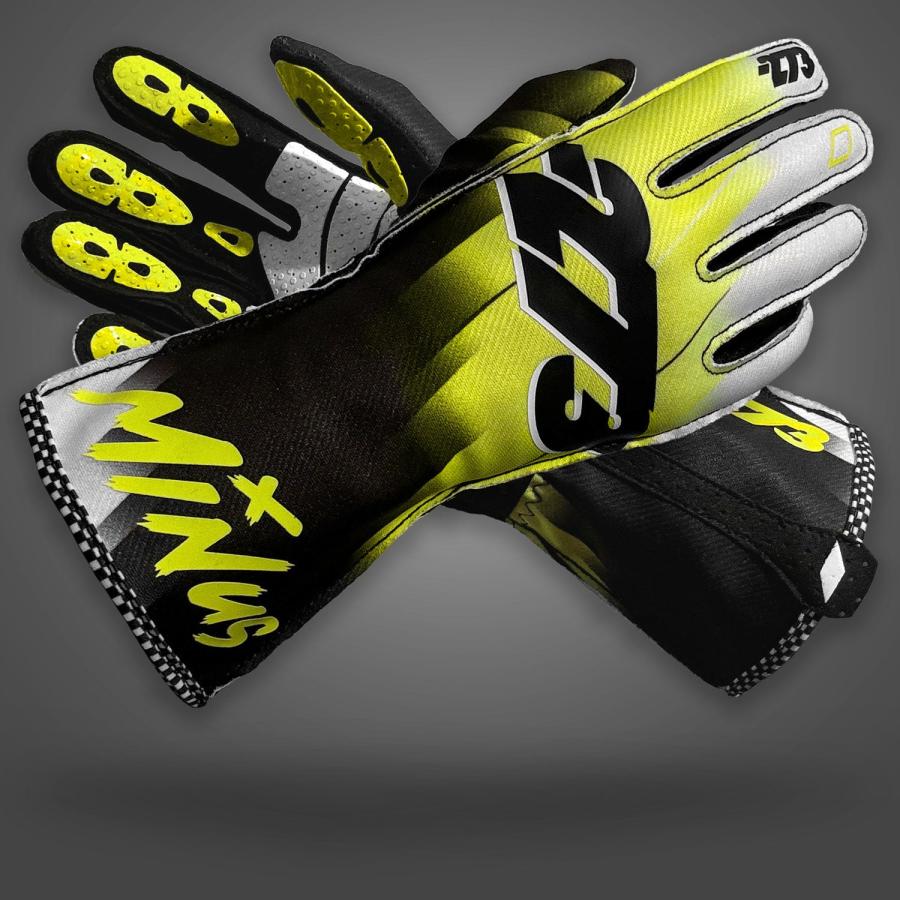273 レーシンググローブ SUPERSONIC Fluo Yellow/Black/White （蛍光 