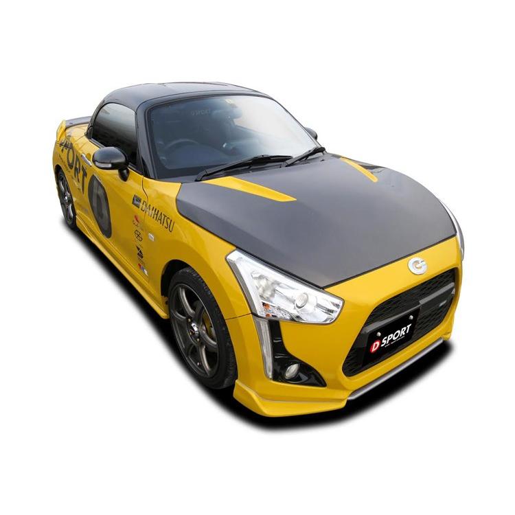 DーSPORT DSPORT コペン エアロボンネット カーボン(CFRP) ダイハツ