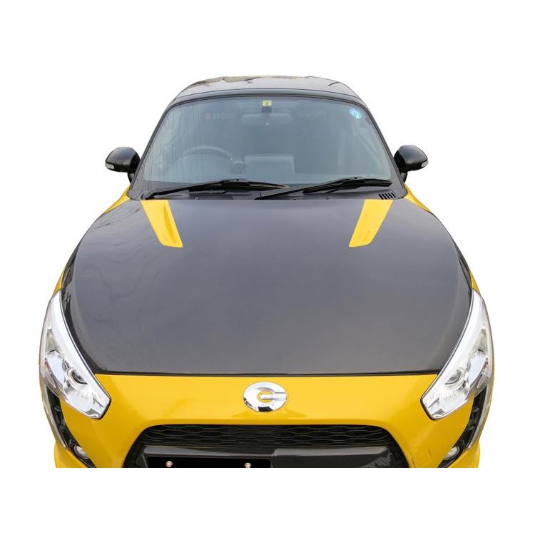 DーSPORT DSPORT コペン エアロボンネット カーボン(CFRP) ダイハツ