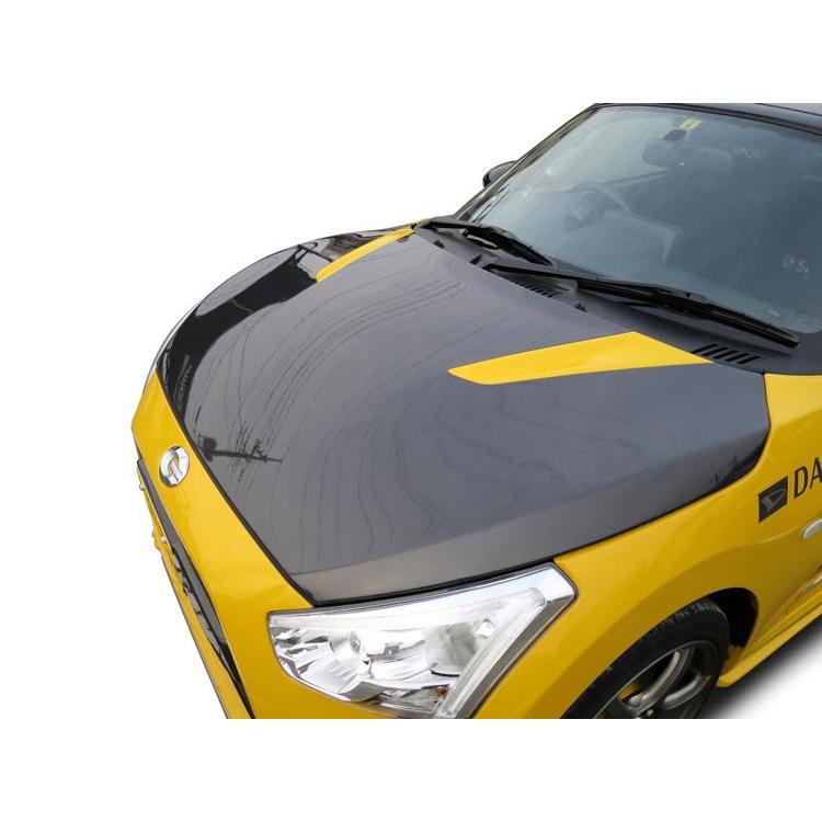 DーSPORT DSPORT コペン エアロボンネット カーボン(CFRP) ダイハツ
