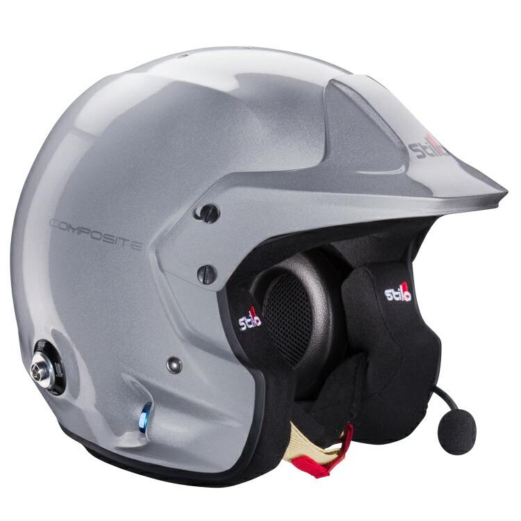 STILO HELMET VENTI TROPHY PLUS COMPOSITE HANS FIA 8859-2015 SNELL SA2020 シルバー コンポジット ヘルメット (AA0112EG2T-HANS)_1