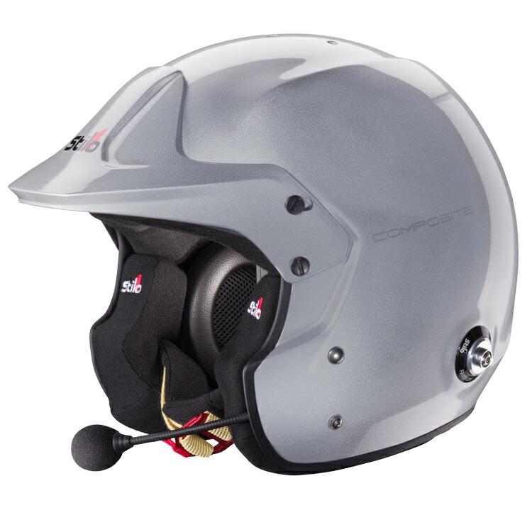 STILO HELMET VENTI TROPHY PLUS COMPOSITE HANS FIA 8859-2015 SNELL SA2020 シルバー コンポジット ヘルメット (AA0112EG2T-HANS)_2