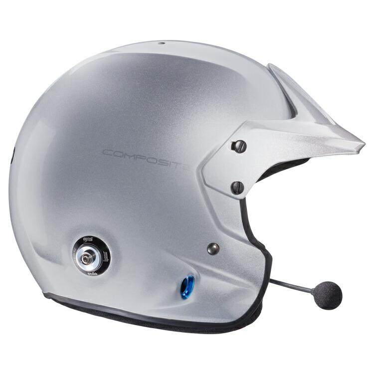 STILO HELMET VENTI TROPHY PLUS COMPOSITE HANS FIA 8859-2015 SNELL SA2020 シルバー コンポジット ヘルメット (AA0112EG2T-HANS)_3