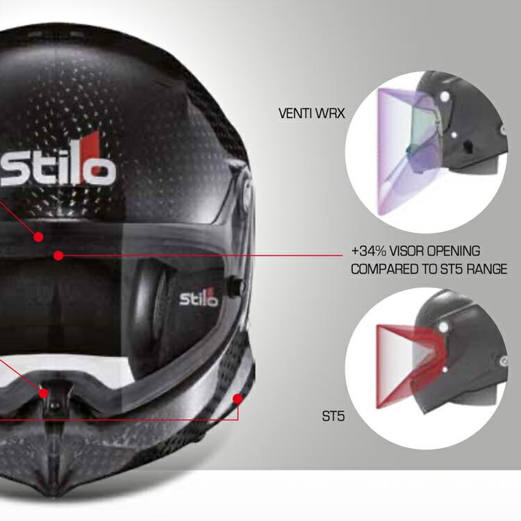 STILO HELMET VENTI WRX DIRT ZERO 8860 TURISMO CARBON HANS FIA8860