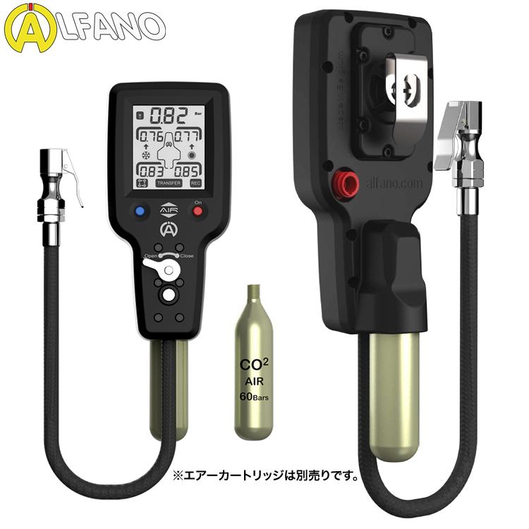 ALFANO アルファノ タイヤコントロール AIR 空気圧測定 エアゲージ CO2カートリッジタイプ(A1950)※カートリッジは付属しません。別途お買い求め下さい。の画像