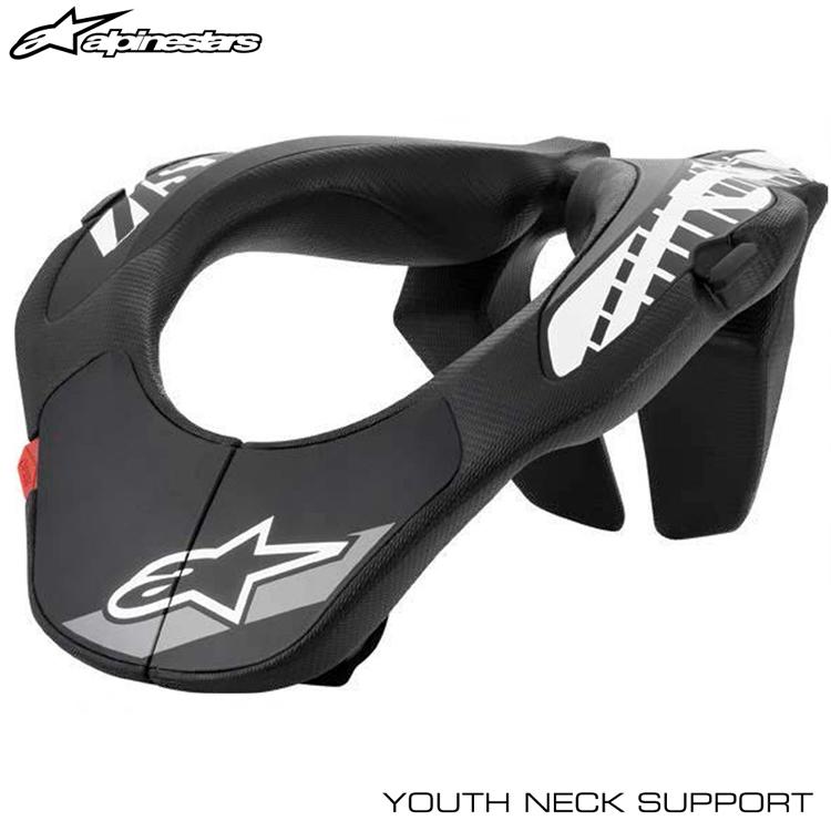 アルパインスターズ YOUTH NECK SUPPORT ブラック キッズ&ジュニア