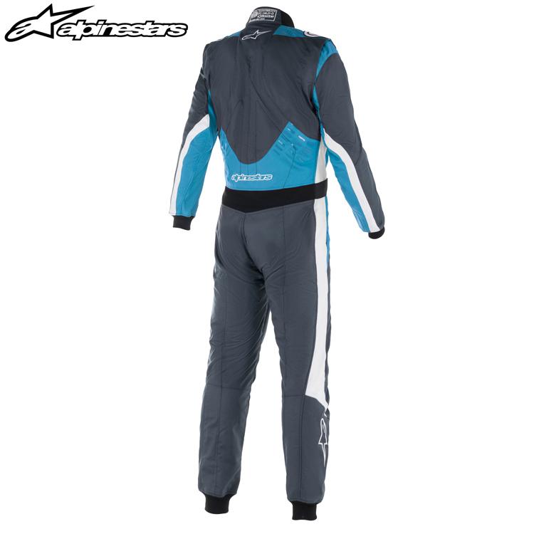 在庫限り：アルパインスターズ GP PRO COMP V2 SUIT アスファルト×シアン×ホワイト (9172) レーシングスーツ FIA8856-2018公認モデル (3352022-9172) MY2022の画像