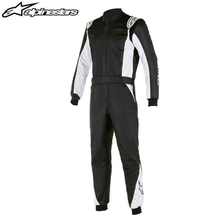 アルパインスターズ ATOM SUIT ブラック×シルバー レーシングスーツ 