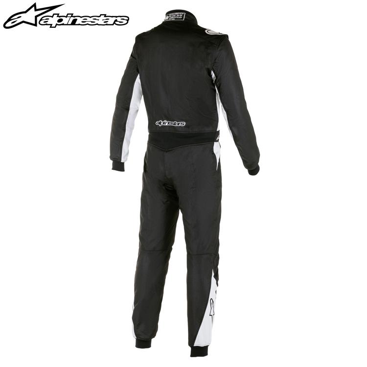アルパインスターズ ATOM SUIT ブラック×シルバー レーシングスーツ 