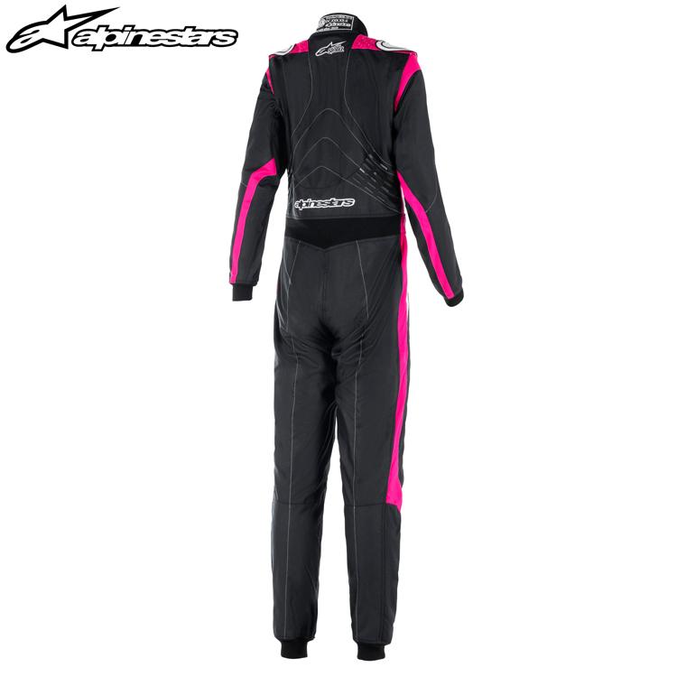 アルパインスターズ STELLA GP PRO COMP V2 SUIT ブラック×パープル×ホワイト レディース用レーシングスーツ FIA8856-2018公認 (3360022-1232) MY2022の画像