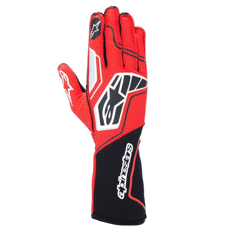 アルパインスターズ レーシンググローブ TECH1-KX V4 レッド×ブラック レーシングカート用 FIA8877-2022 Grade1公認 (3551824-13) MY2024 | 