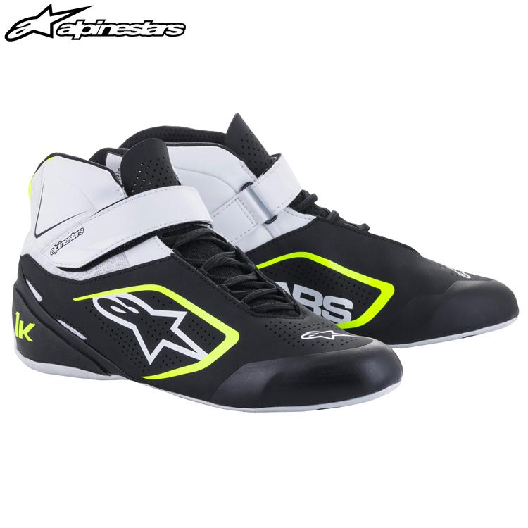 アルパインスターズ レーシングシューズ TECH1-K v2 ブラック×ホワイト 