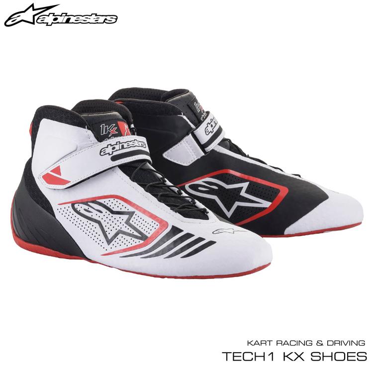 アルパインスターズ レーシングシューズ TECH1-KX ブラック×ホワイト 