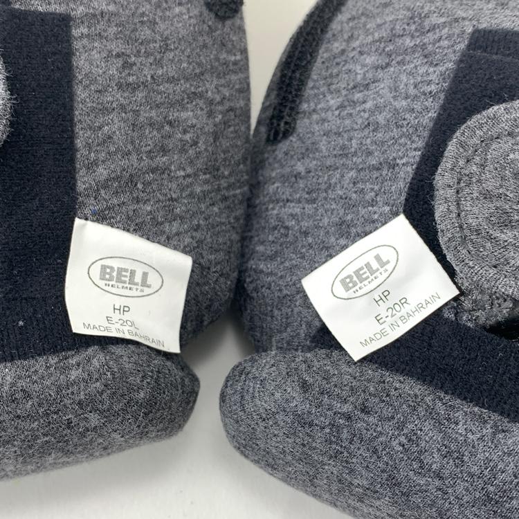 BELL RACING チークパッド 20mm厚 グレー 内装交換用ライニングキットD