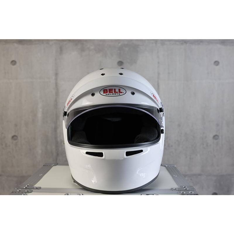BELL RACING ヘルメット GT5 SPORT ホワイト HANSクリップ付 FIA公認 