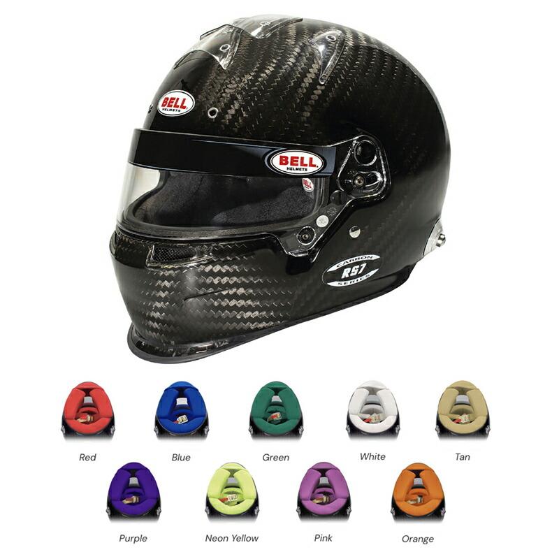 BELL RACING RS7 CARBON DUCKBILL HANS FIA8859-2024 SNELL SA2025