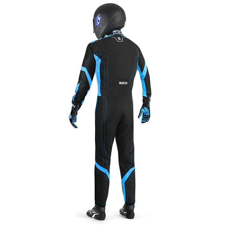 sparco スパルコ THUNDER ADVANCED レーシングスーツ ブラック×ブルー 
