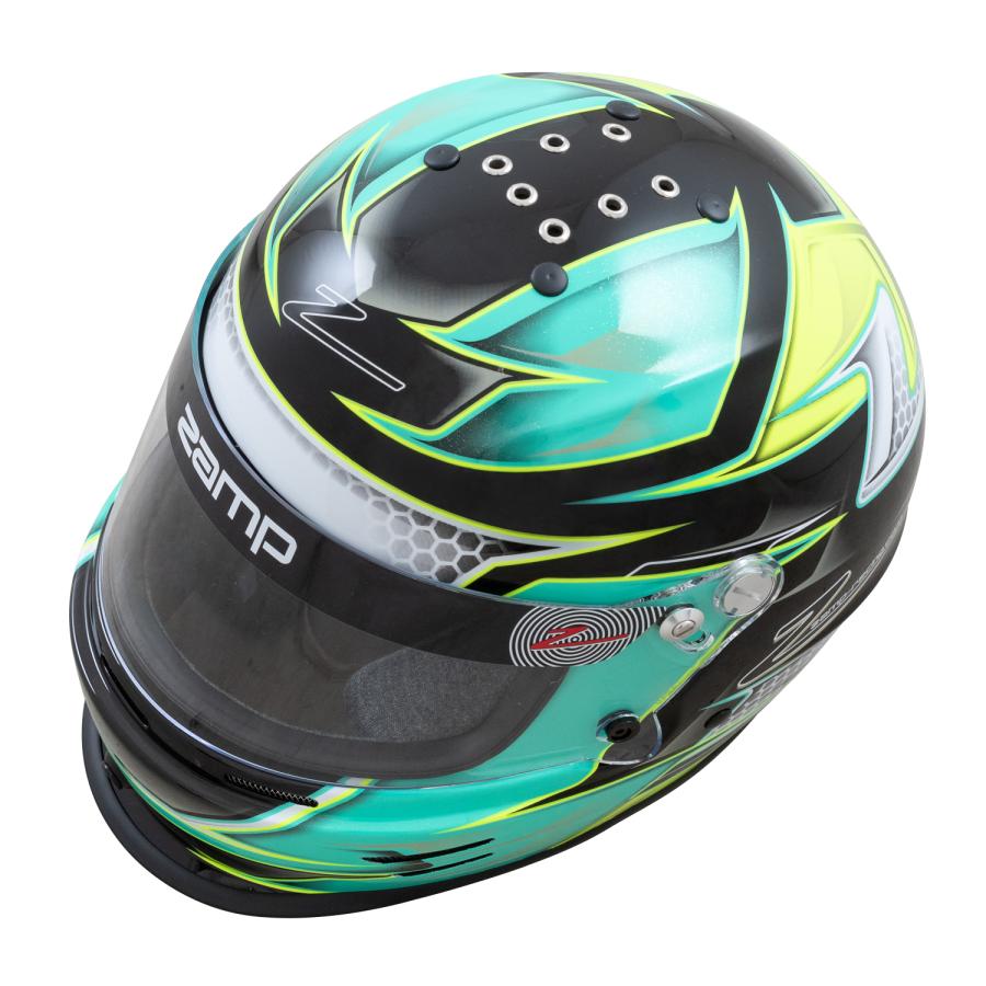 Zamp Helmet RZ-42Y Youth Snell CMR2016規格 Green/Silver グリーン