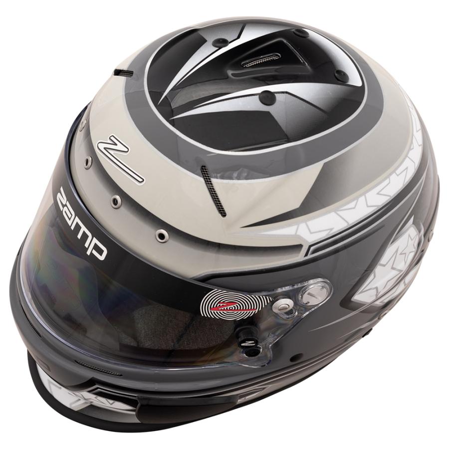 Zamp Helmet RZ-70E Switch Gray/Light Gray Graphic グレイ/ライトグレイ グラフィック Snell SA2020 / FIA 8859-2015 ザンプヘルメット 4輪ヘルメット