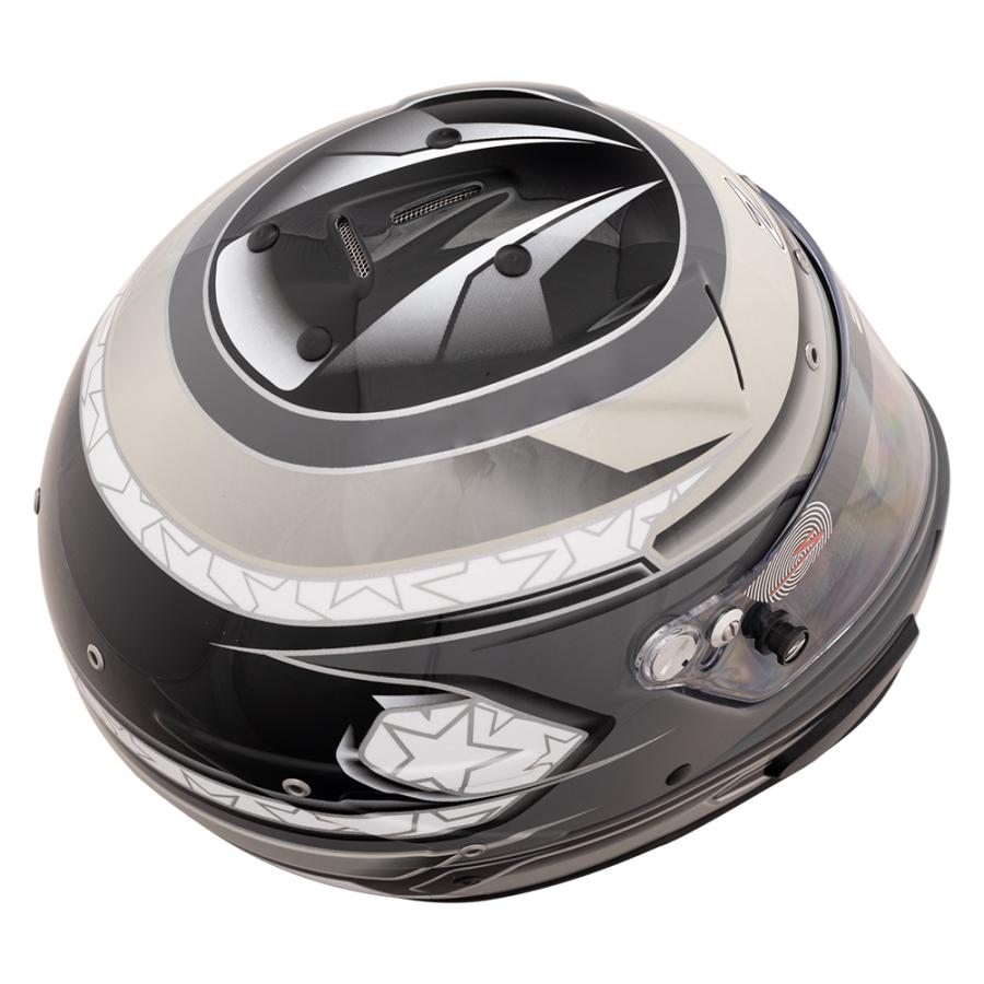 Zamp Helmet RZ-70E Switch Gray/Light Gray Graphic グレイ/ライトグレイ グラフィック Snell SA2020 / FIA 8859-2015 ザンプヘルメット 4輪ヘルメット
