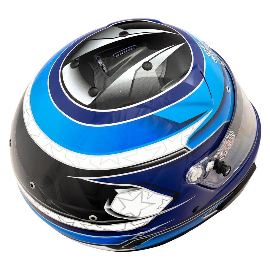 Zamp Helmet RZ-70E Switch Blue/Light Blue Graphic ブルー/ライトブルー グラフィック Snell SA2020 / FIA 8859-2015 ザンプヘルメット 4輪ヘルメット