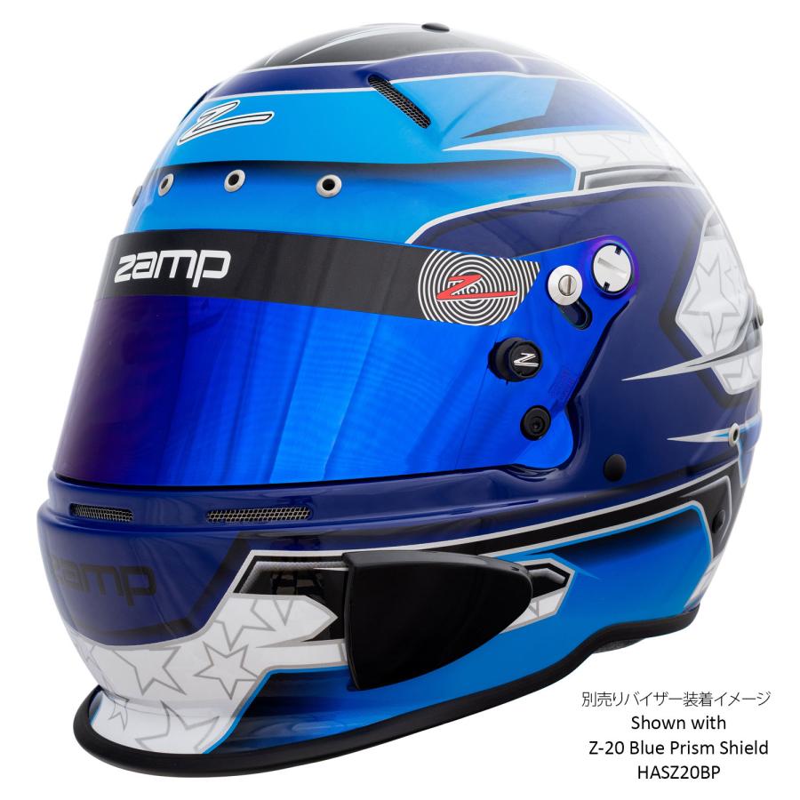 Zamp Helmet RZ-70E Switch Blue/Light Blue Graphic ブルー/ライト