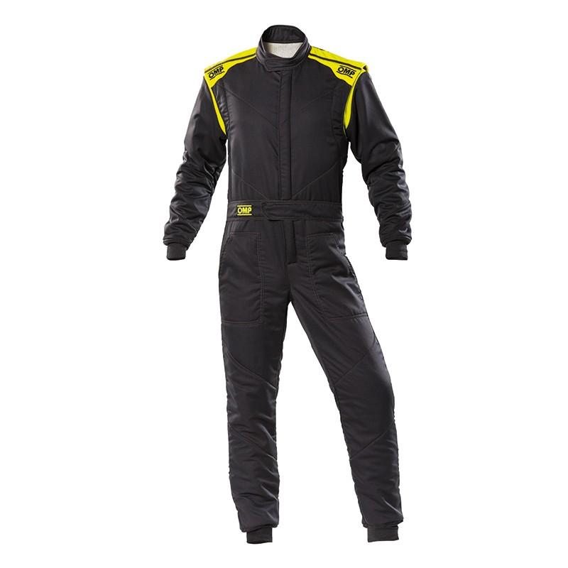 OMP FIRST-S SUIT MY2020 アンスラサイト×蛍光イエロー レーシング 