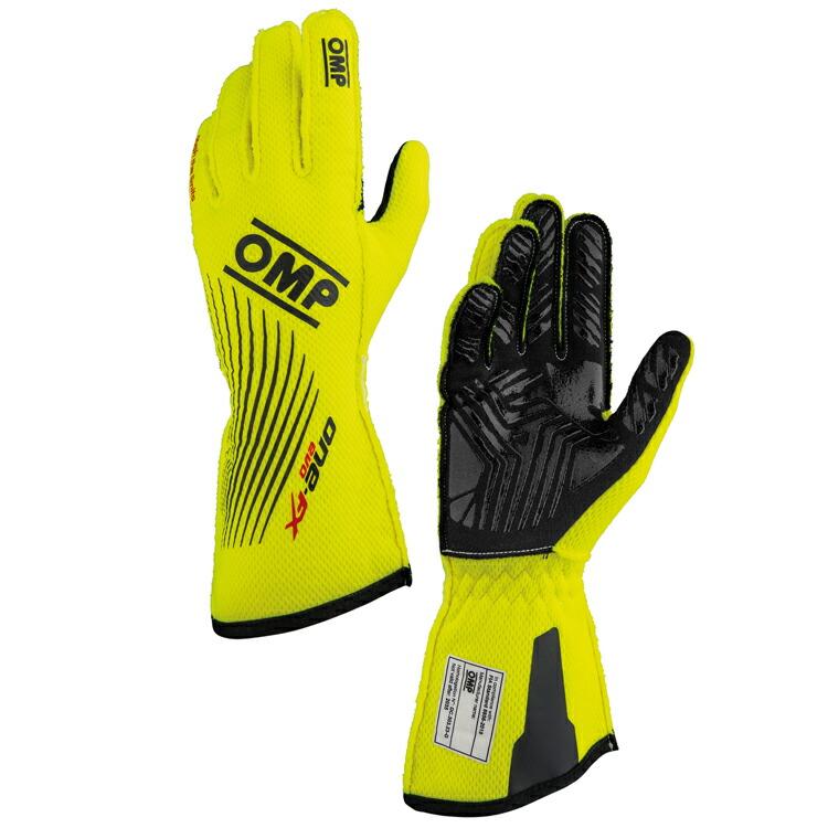 2026 NEWモデル！ OMP ONE EVO FX GLOVE イエロー(099) レーシング