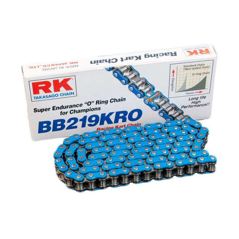 専用！ RK チェーン BB219 KRO BLUE(ブルー) Oリングチェーン レーシング