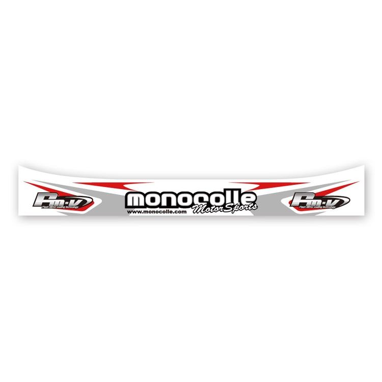 Monocolle オリジナルバイザーステッカー Monocolle Fmvロゴ ホワイト レッド アライgp6 Gp5バイザー専用 1枚 Img モノコレ ヤフー店 通販 Yahoo ショッピング